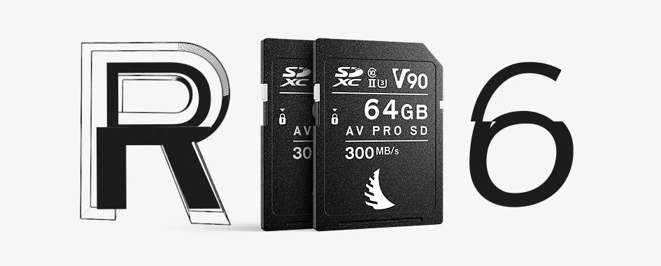 Karta pamięci Angelbird AV Pro SDXC 64GB V90 MK2 UHS-II (300 MB/s) Match Pack dla Canon EOS R6